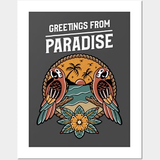 Tropical Paradise Posters and Art